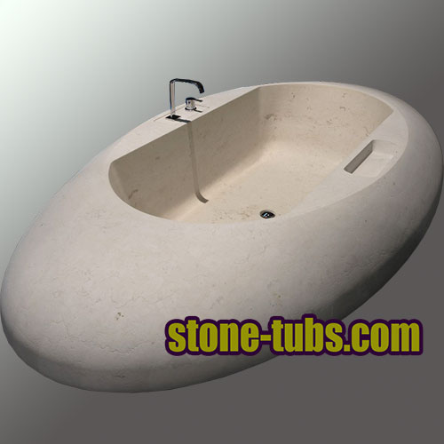 concrete bathtub