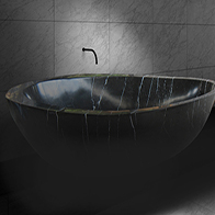 Stone Bathtub Black Forest