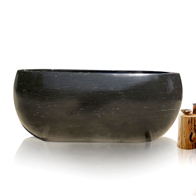granite tub black
