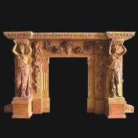 statue-marble-mantel