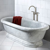 sulptural soaking tub