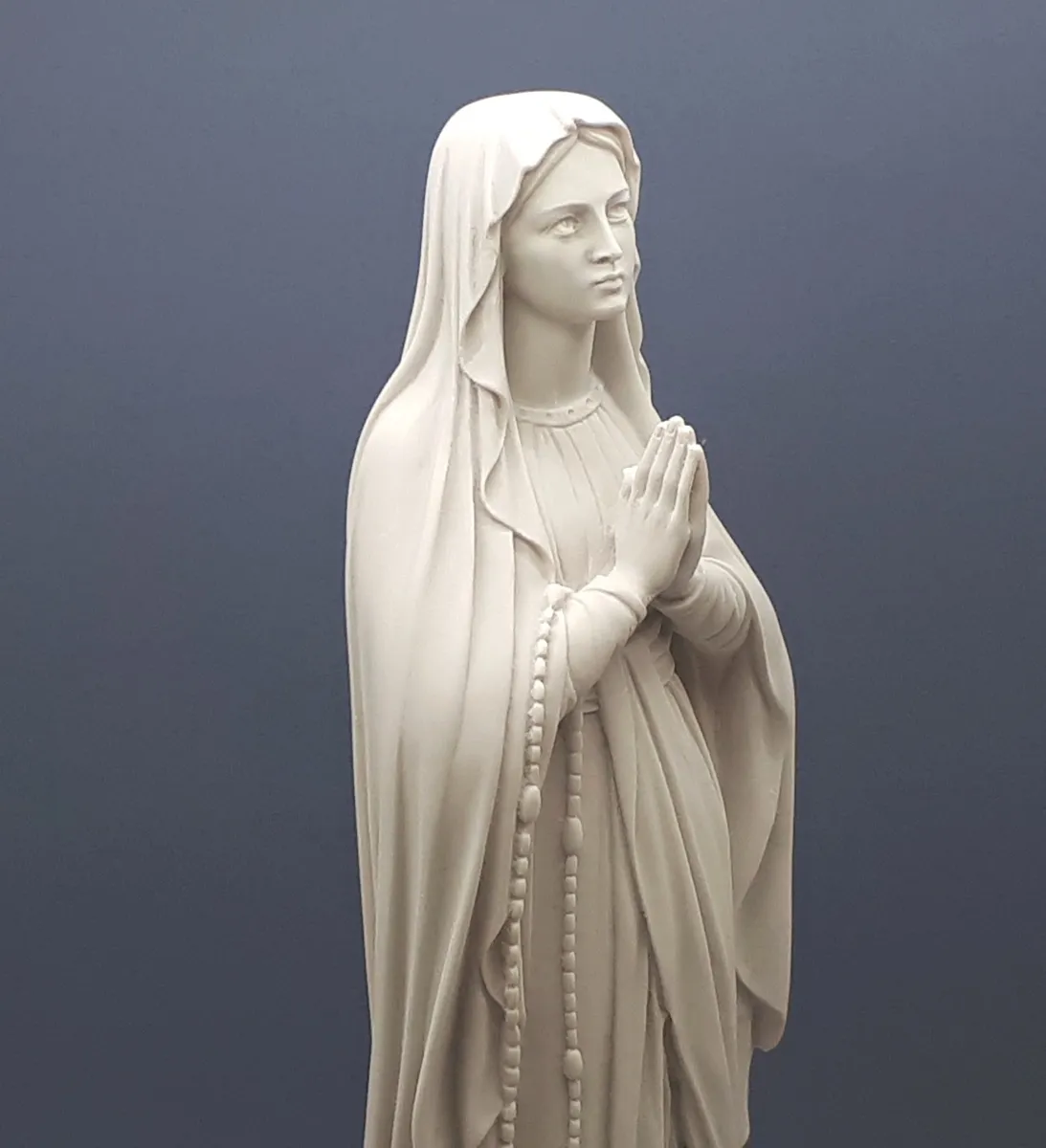 Virgin Mary Marble Statue praying