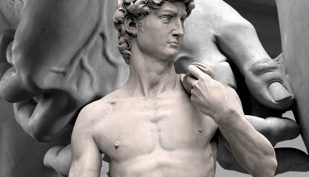 pieta marble statue